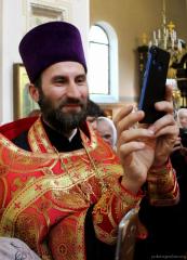 Пасхальная вечерня в кафедральном соборе города Гродно