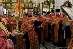 Пасхальная вечерня в кафедральном соборе города Гродно