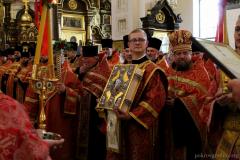 Пасхальная вечерня в кафедральном соборе города Гродно