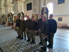 Военнослужащие милицейского батальона Внутренних войск посетили кафедральный собор города Гродно