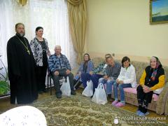 Священник посетил отделение круглосуточного пребывания для граждан пожилого возраста и инвалидов