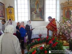 Ученики и педагоги Песковской и Пацевичской средних школ приняли участие в богослужении