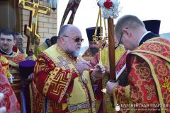 Архиепископ Артемий совершил литургию в храме в честь Собора Всех Белорусских Святых города Гродно