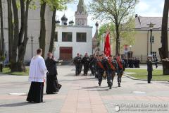 Священник принял участие в торжественном митинге, посвященном 74-й годовщине Дня Победы