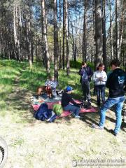 Молодежь храма св. вмч. Георгия Победоносца поселка Красносельский совершила велопробег и побывала на пикнике