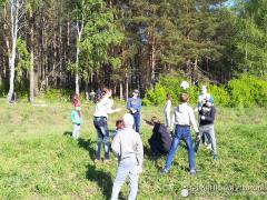 Молодежь храма св. вмч. Георгия Победоносца поселка Красносельский совершила велопробег и побывала на пикнике