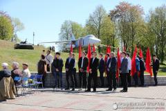 Представители прихода поселка Зельва в торжественном митинге, посвященном Дню победы