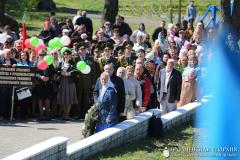 Представители прихода поселка Зельва в торжественном митинге, посвященном Дню победы