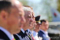 Представители прихода поселка Зельва в торжественном митинге, посвященном Дню победы