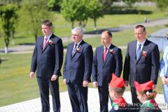 Представители прихода поселка Зельва в торжественном митинге, посвященном Дню победы