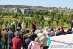 Представители прихода поселка Зельва в торжественном митинге, посвященном Дню победы