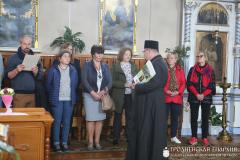 Приход храма поселка Зельва посетили зарубежные экскурсионные группы
