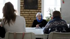 Поэтесса Елена Екимова встретилась с воспитанниками воскресной школы Покровского собора