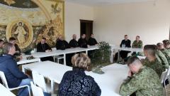 Священнослужители военного отдела Гродненской епархии встретились с представителями Гродненской пограничной группы