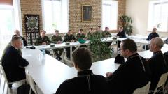 Священнослужители военного отдела Гродненской епархии встретились с представителями Гродненской пограничной группы