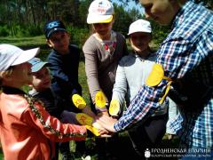 Учащиеся и преподаватели воскресной школы храма Благовещения Пресвятой Богородицы города Волковыска отправились в поход