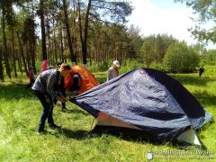 Учащиеся и преподаватели воскресной школы храма Благовещения Пресвятой Богородицы города Волковыска отправились в поход