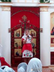 Воспитанники воскресной школы прихода деревни Деречин приняли участие в конкурсе духовной поэзии «Ангельский глас»