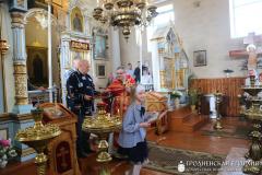 Выпуск старшей группы учащихся воскресной школы храма поселка Зельва