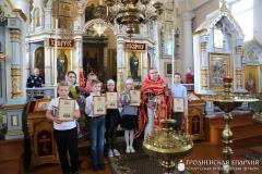 Выпуск старшей группы учащихся воскресной школы храма поселка Зельва