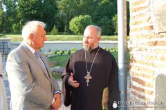 Михаил Мясникович посетил Борисо-Глебский храм на Коложе