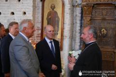 Михаил Мясникович посетил Борисо-Глебский храм на Коложе