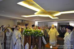 Престольный праздник в нижнем храме прихода Усекновения главы Иоанна Предтечи