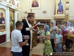 Завершился учебный год в классе для особенных детей воскресной школы прихода Мефодия и Кирилла города Волковыска