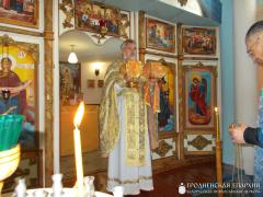 В храме при исправительной колонии №11 Волковыска совершена Божественная литургия