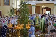 Престольный праздник в храме поселка Россь