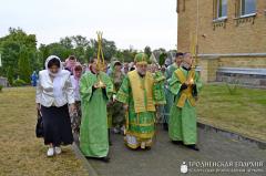 Престольный праздник в храме поселка Россь