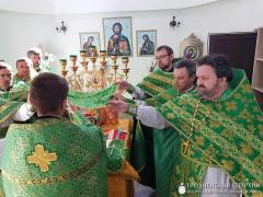 На приходе агрогородка Обухово состоялось соборное богослужение духовенства Скидельского благочиния