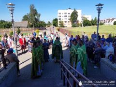 На приходе агрогородка Обухово состоялось соборное богослужение духовенства Скидельского благочиния