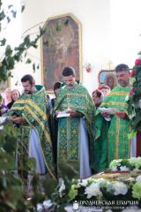 Соборное богослужение духовенства Волковысского благочиния в храме деревни Изабелин