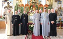 Соборное богослужение духовенства Волковысского благочиния в храме деревни Изабелин