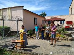 Священник посетил исправительное учреждение открытого типа №29 и освятил поклонный крест