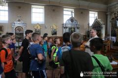 Участники детского оздоровительного лагеря посетили храм поселка Зельва