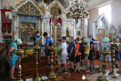 Участники детского оздоровительного лагеря посетили храм поселка Зельва
