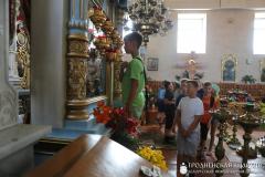 Участники детского оздоровительного лагеря посетили храм поселка Зельва