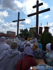 Крестный ход в честь Собора Белорусских Святых в городе Мосты