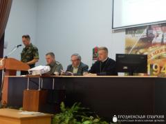 Священник принял участие в собрании военнослужащих срочной службы Гродненской пограничной группы
