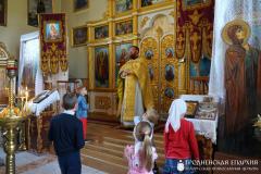 В храме деревни Колонтаи состоялось соборное богослужение духовенства Волковысского благочиния