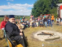 Архиепископ Артемий встретился с участниками XII епархиального экологического слета православной молодежи