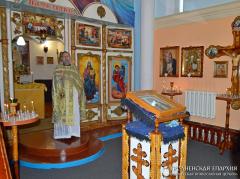 Престольный праздник храма прп. Серафима Саровского при исправительной колонии № 11 г. Волковыска