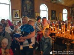 Престольный праздник в храме святого пророка Илии города Мосты