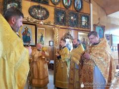 Престольный праздник в храме святого пророка Илии города Мосты