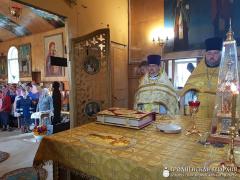 Престольный праздник в храме святого пророка Илии города Мосты