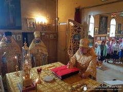 Престольный праздник в храме святого пророка Илии города Мосты