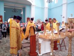 Соборное богослужение духовенства Скидельского благочиния