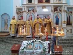 Соборное богослужение духовенства Скидельского благочиния